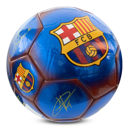 Barcelona Classic Metallic Signature Football
