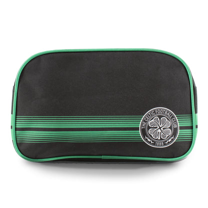 Hy-Pro Officially Licensed Celtic Matchday Bag - Compact Travel Bag (23x16.5x10cm) - Sports Gear for Essential Items With Stylish Black Design