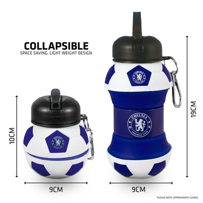 Hy-Pro Officially Licensed Chelsea F.C. Collapsible Water bottle – 500ml