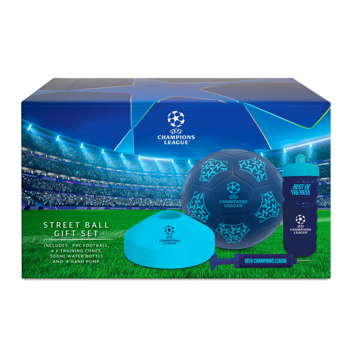 Hy-Pro Officially Licensed UEFA Champions League Street Ball Set