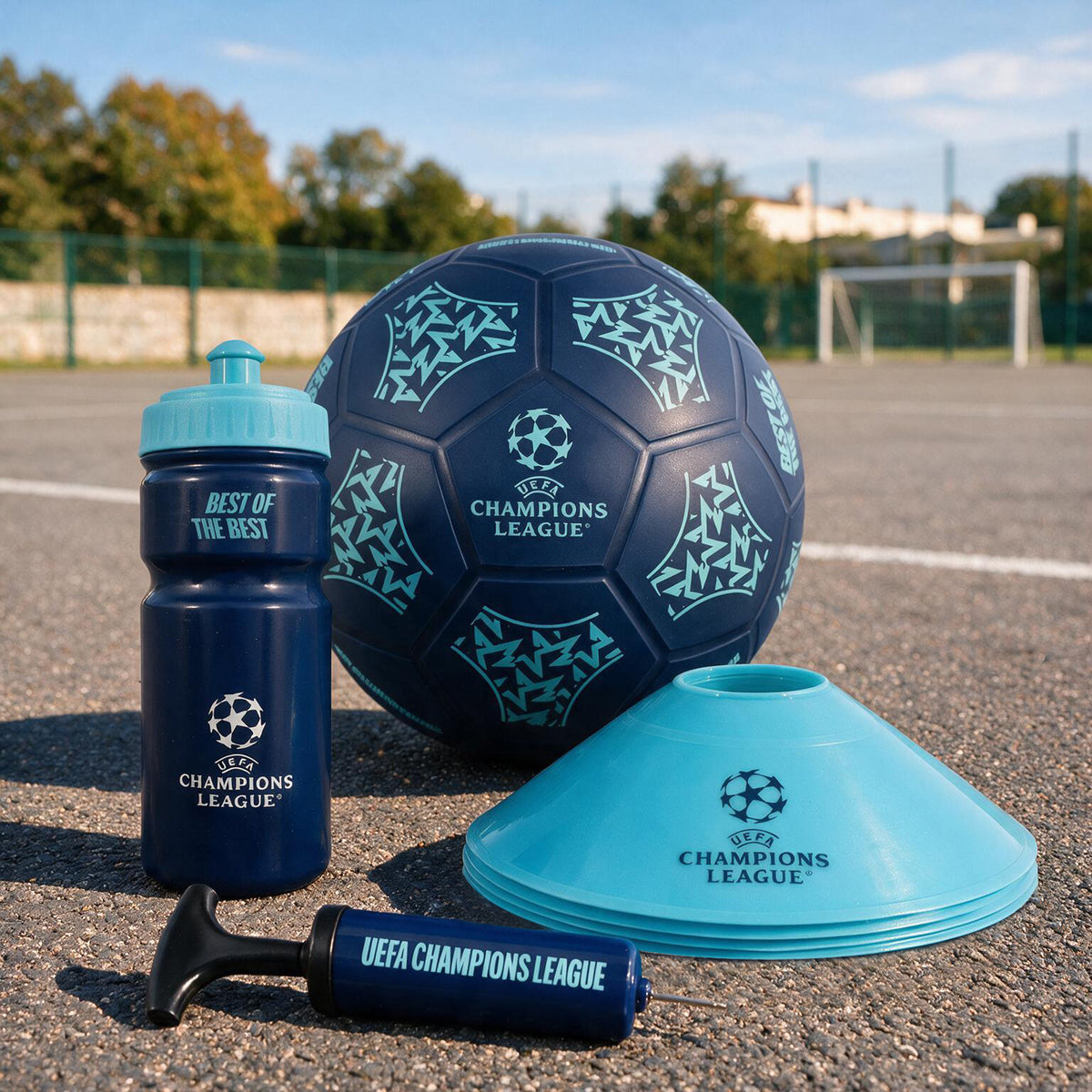 Hy-Pro Officially Licensed UEFA Champions League Street Ball Set