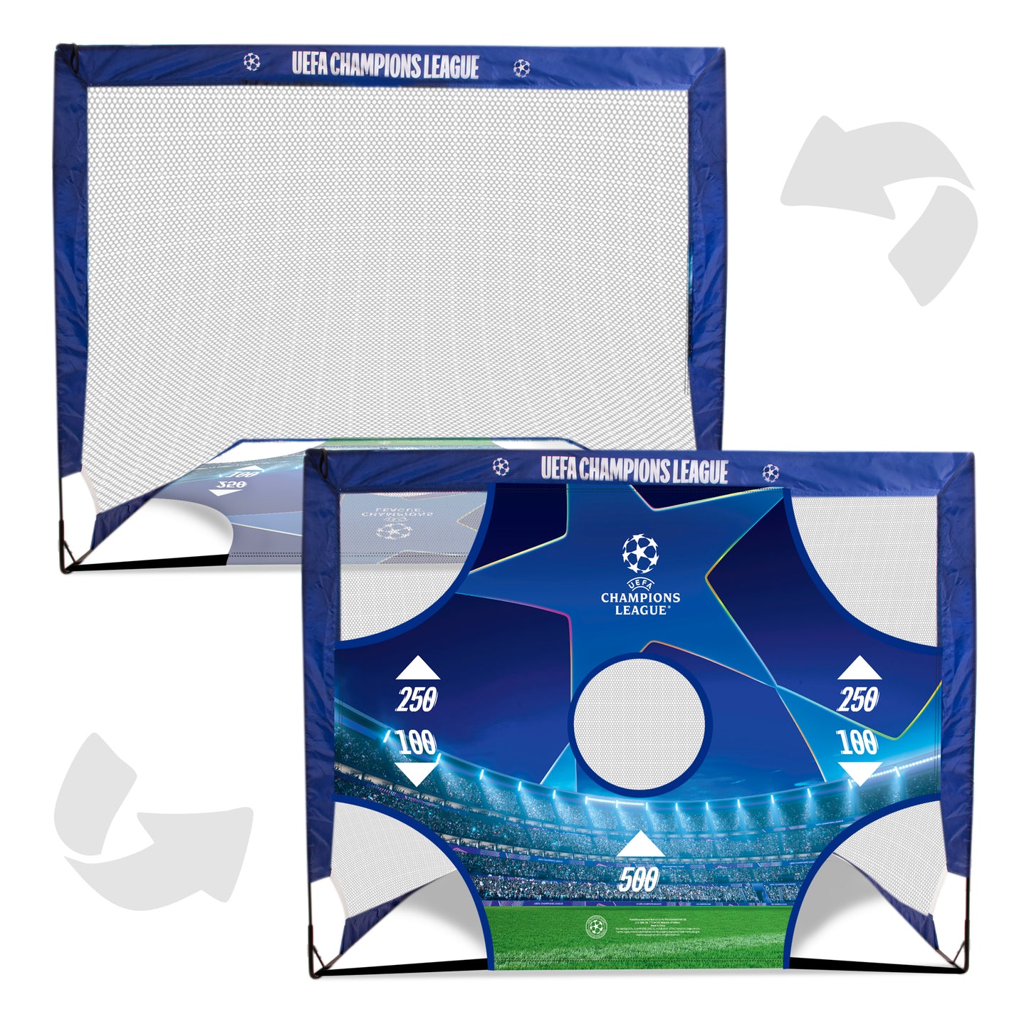 UEFA Champions League Goal - 4ft x 3ft with Target Sheet