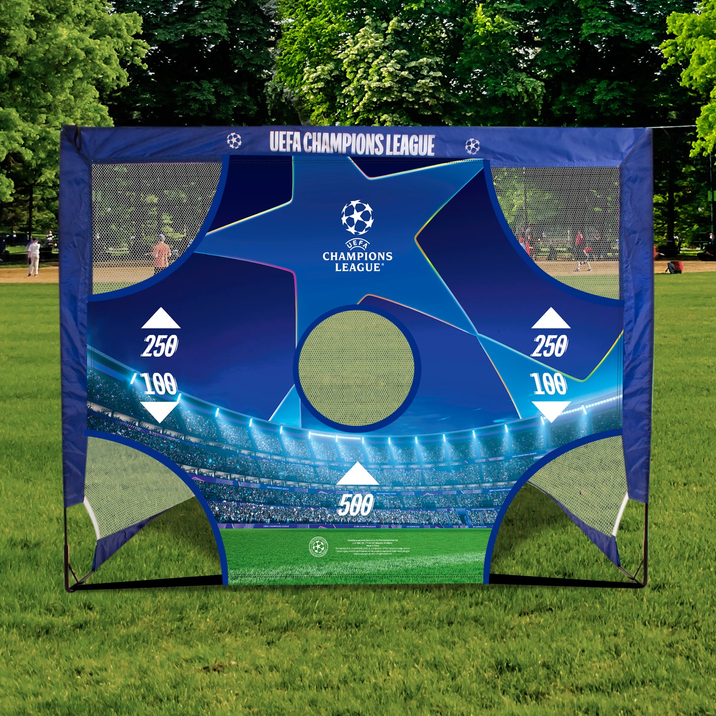 UEFA Champions League Goal - 4ft x 3ft with Target Sheet