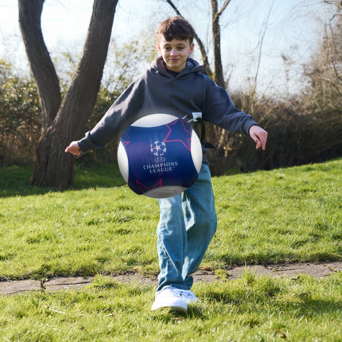 Hy-Pro Officially Licensed UEFA Champions League Football Kick Trainer