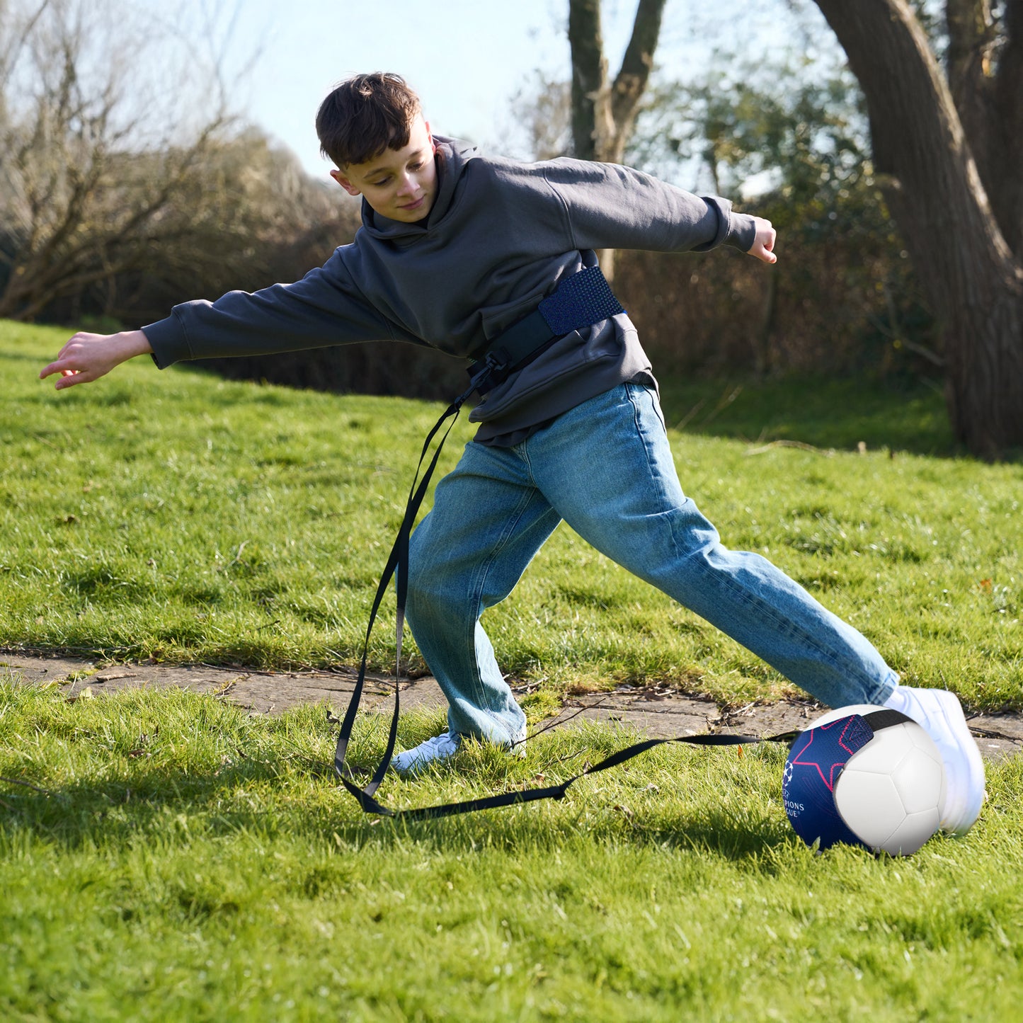 Hy-Pro Officially Licensed UEFA Champions League Football Kick Trainer