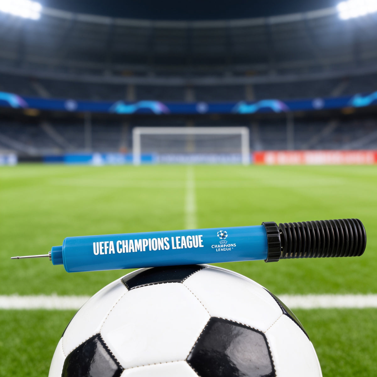 Hy-Pro Officially Licensed UEFA Large Dual Action Portable Inflation Pump