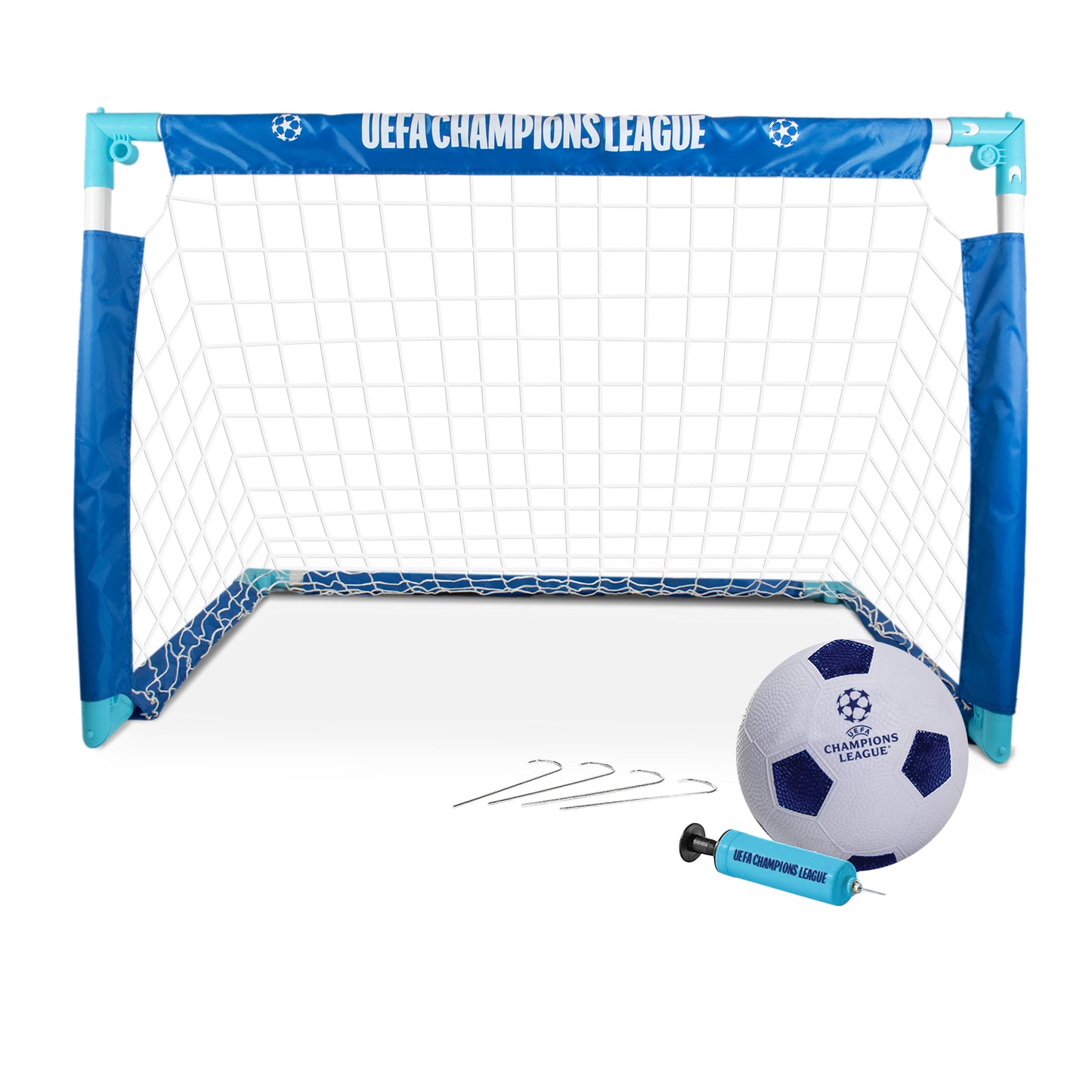 UEFA Champions League Portable Goal Set – 3ft x 2ft Pop Up Football Goal