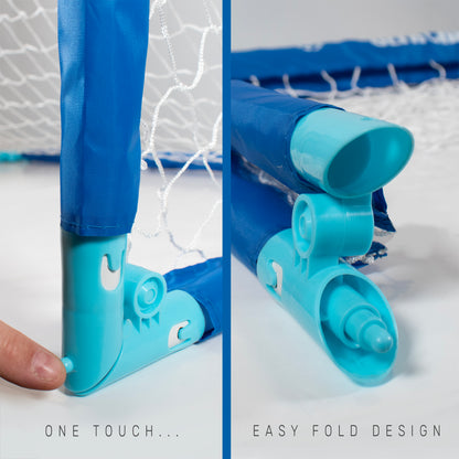 UEFA Champions League Portable Goal Set – 3ft x 2ft Pop Up Football Goal