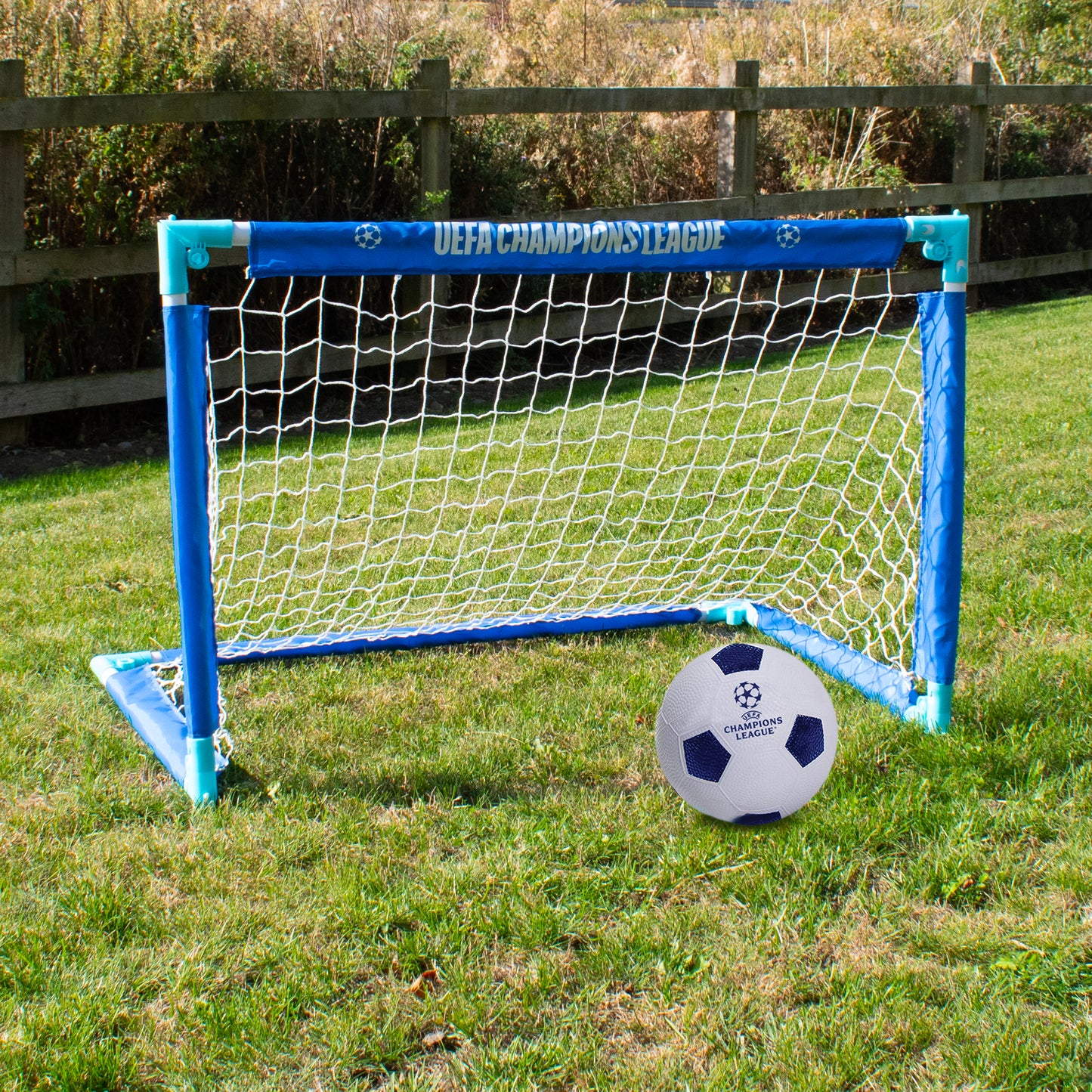 UEFA Champions League Portable Goal Set – 3ft x 2ft Pop Up Football Goal