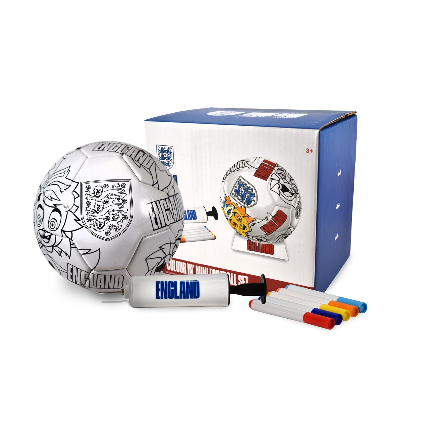 Hy-Pro Officially Licensed England FA Scribble Ball