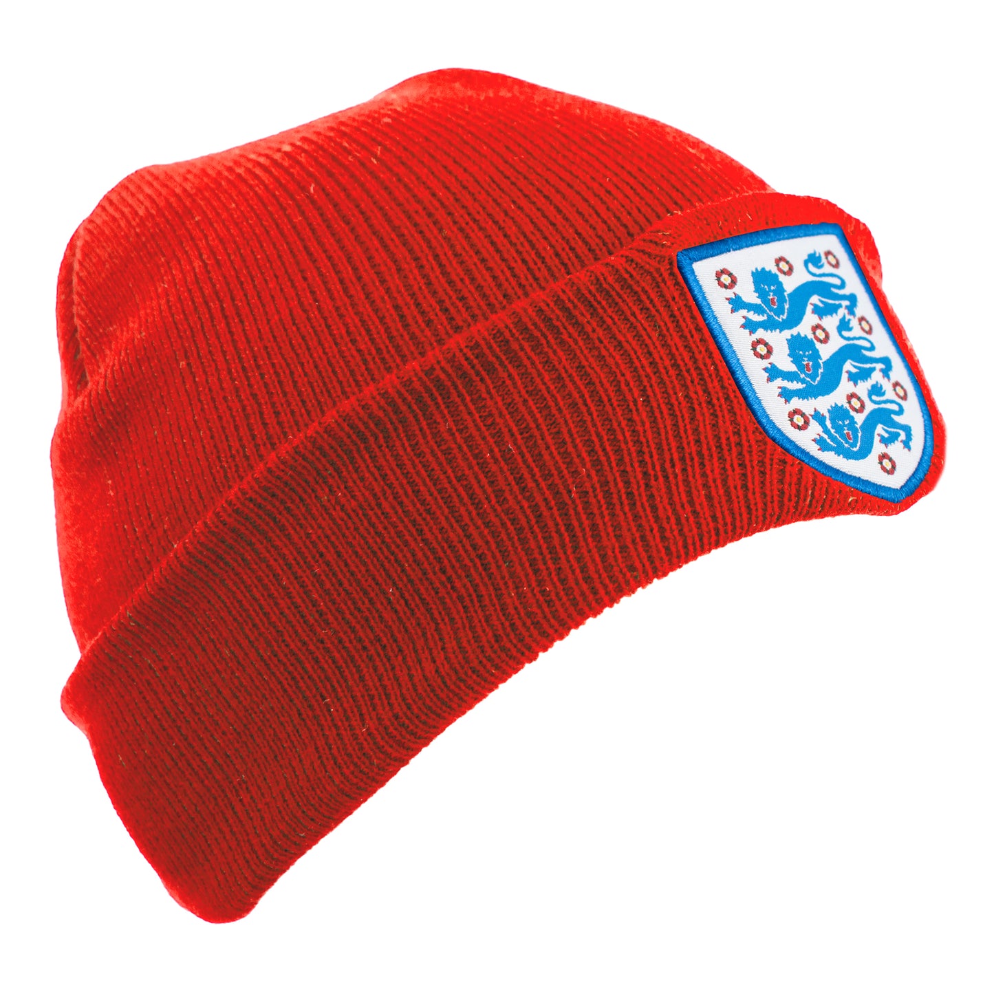Hy-Pro Officially Licensed England Beanie Hat - Warm & Comfortable Winter Beanie Hats For Football Supporters - Cosy Red Hat with Team Logo