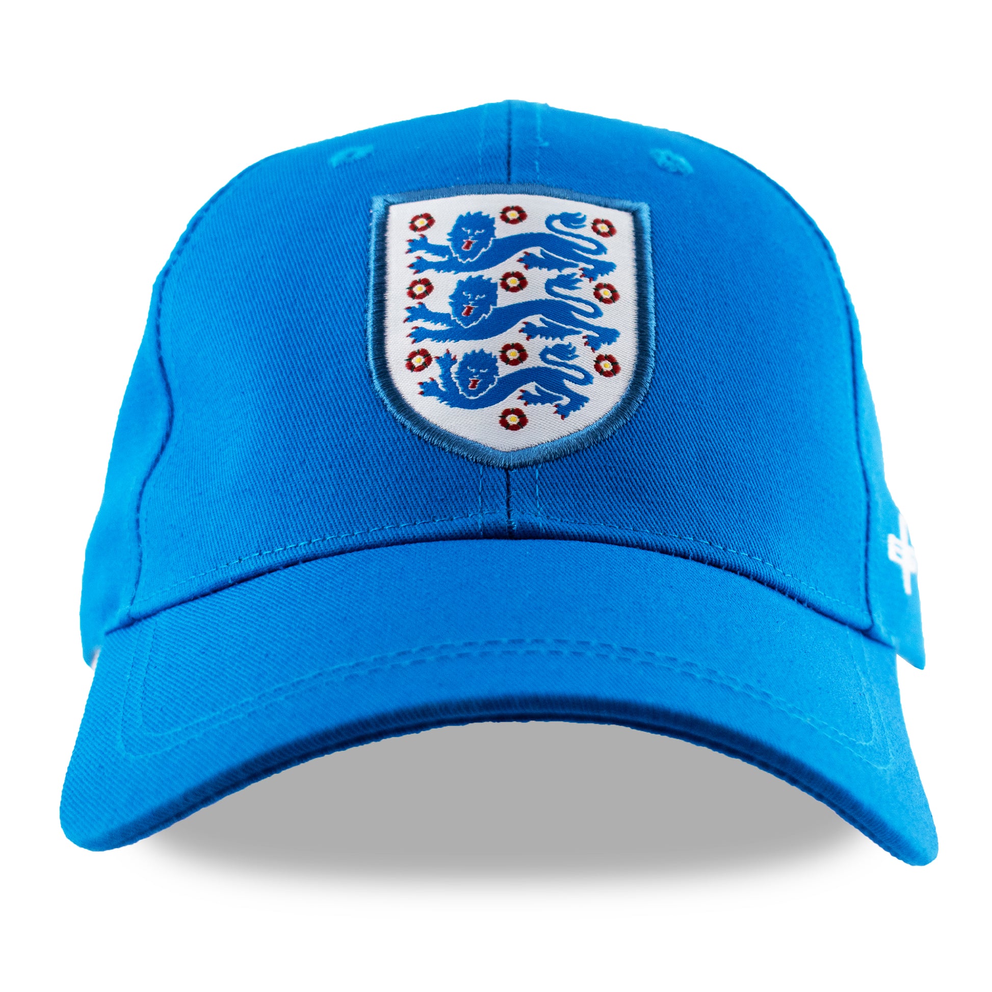 Officially licensed England cap in blue by Hy-Pro Sports on a white background