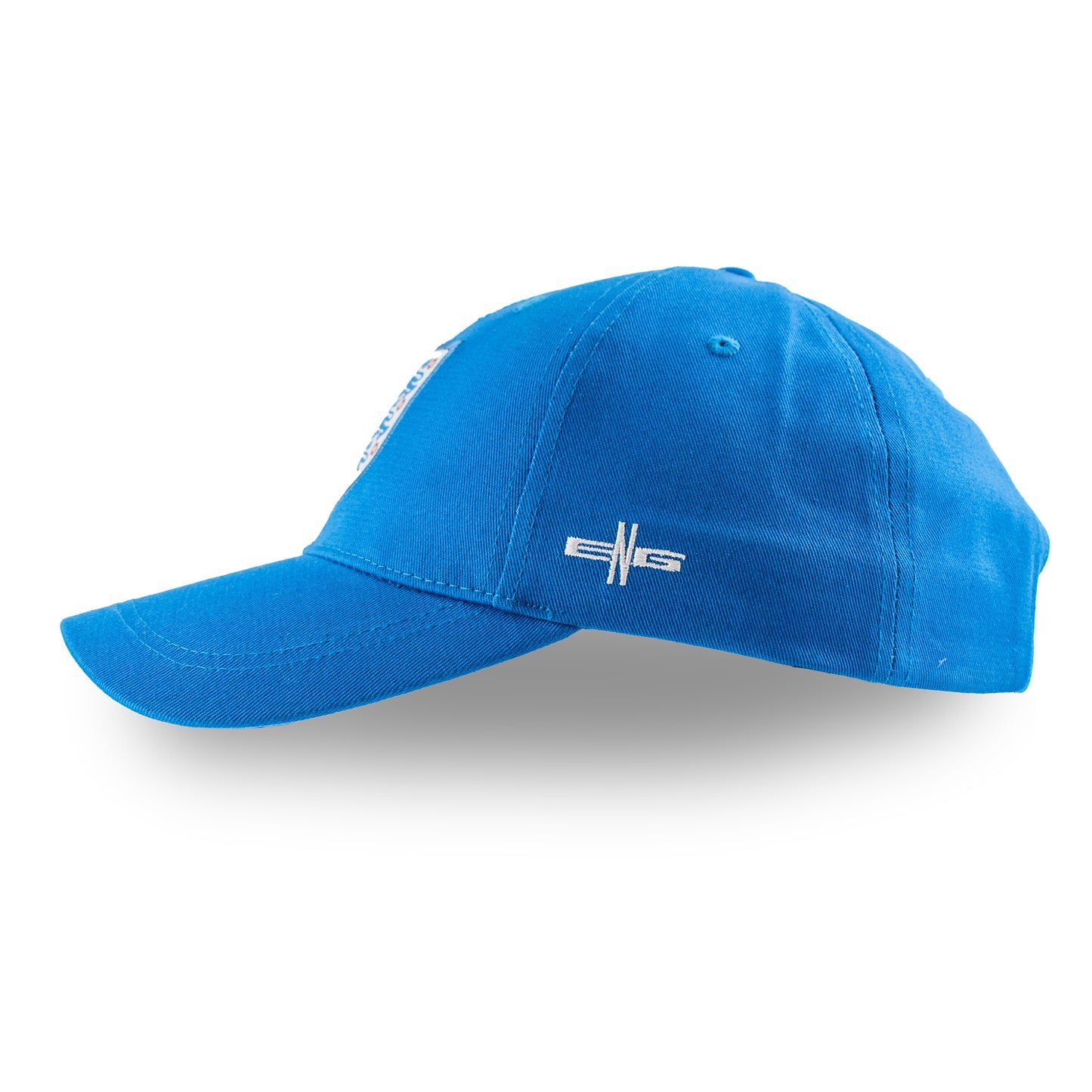 Officially licensed England cap in blue with ENG detail by Hy-Pro Sports on a white background