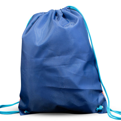 Back of Official England 3 lions gym sack on a white background