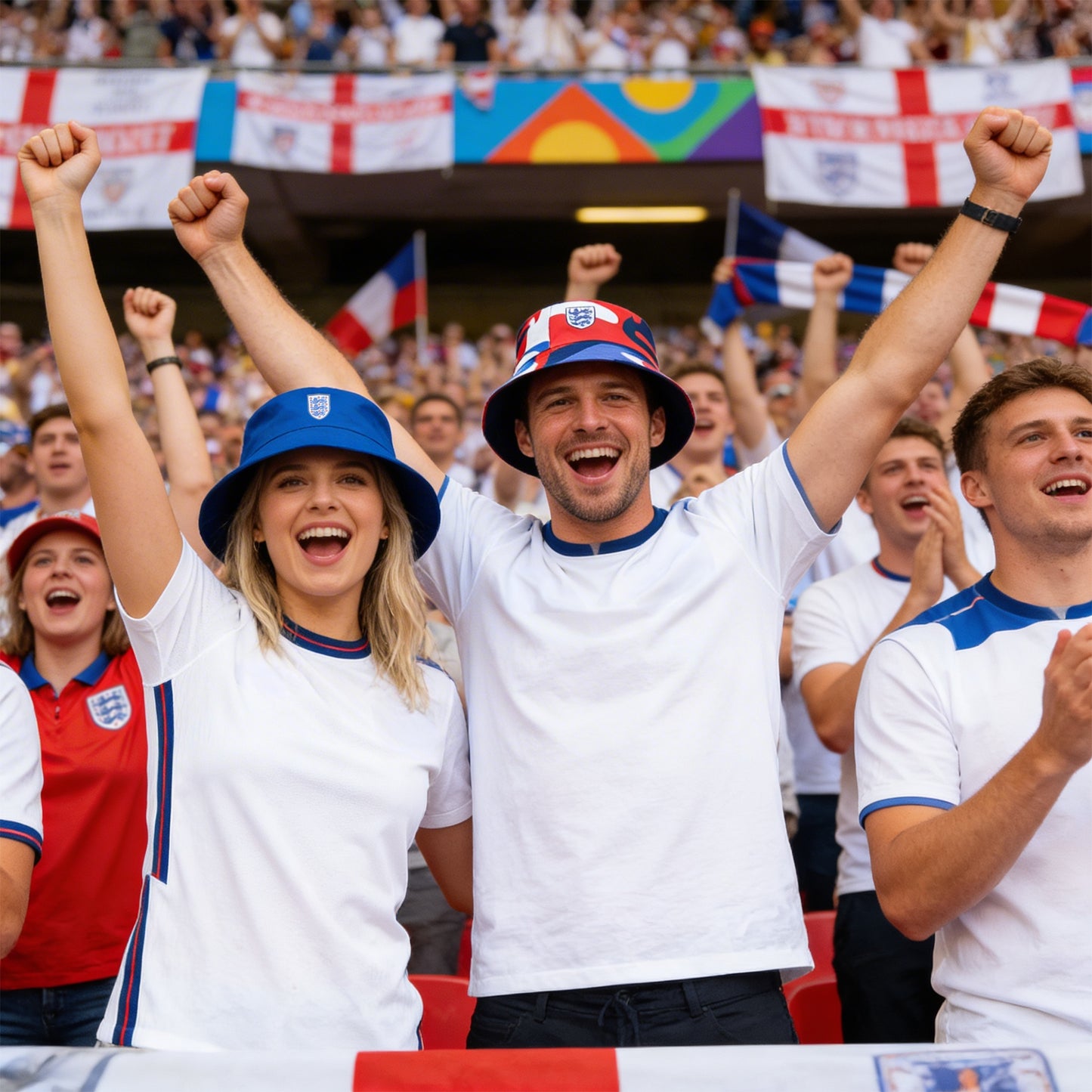 Hy-Pro Officially Licensed England FA Bucket Hat