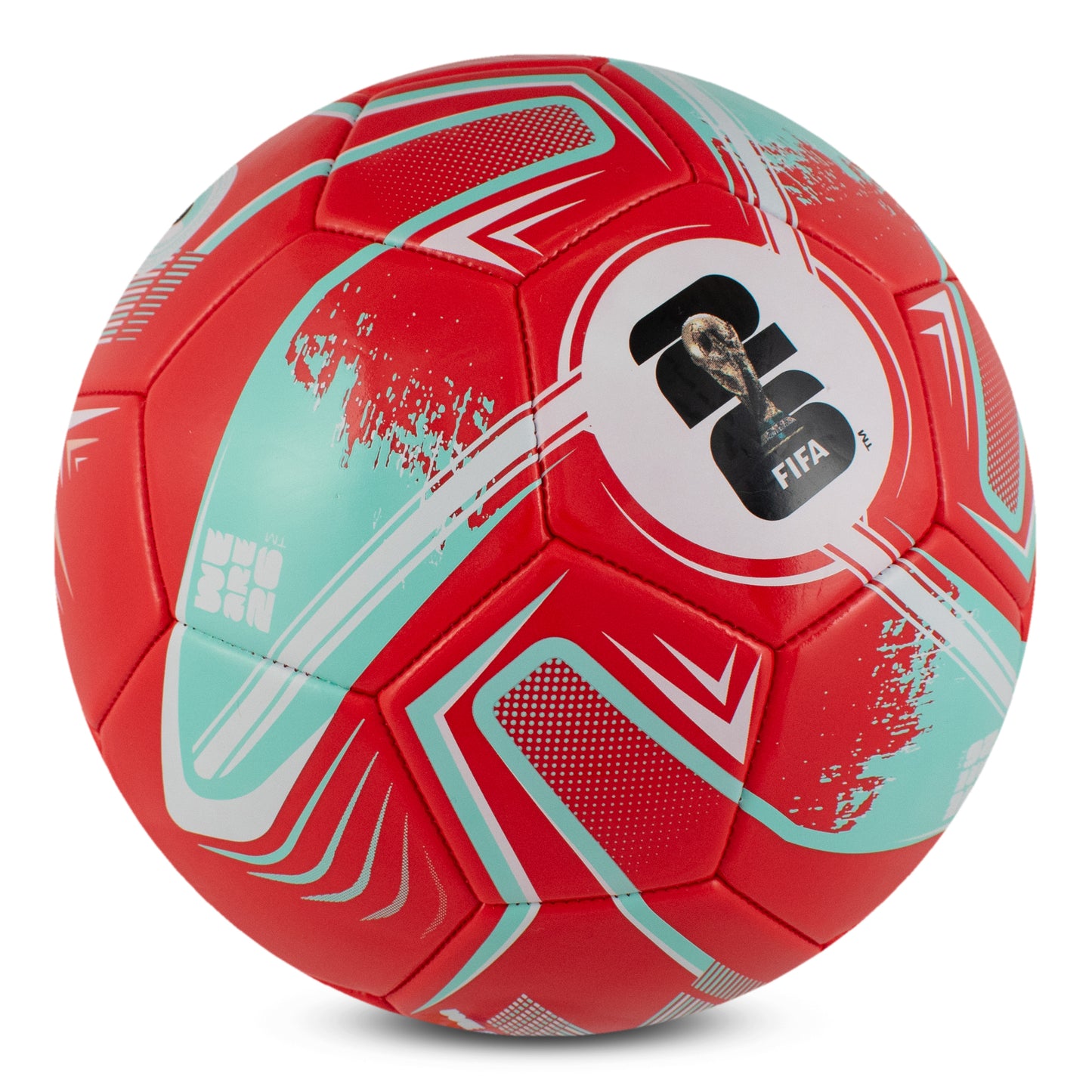 FIFA WORLD CUP 2026 FOOTBALL GIFT SET RED BALL  ON A WHITE BACKGROUND