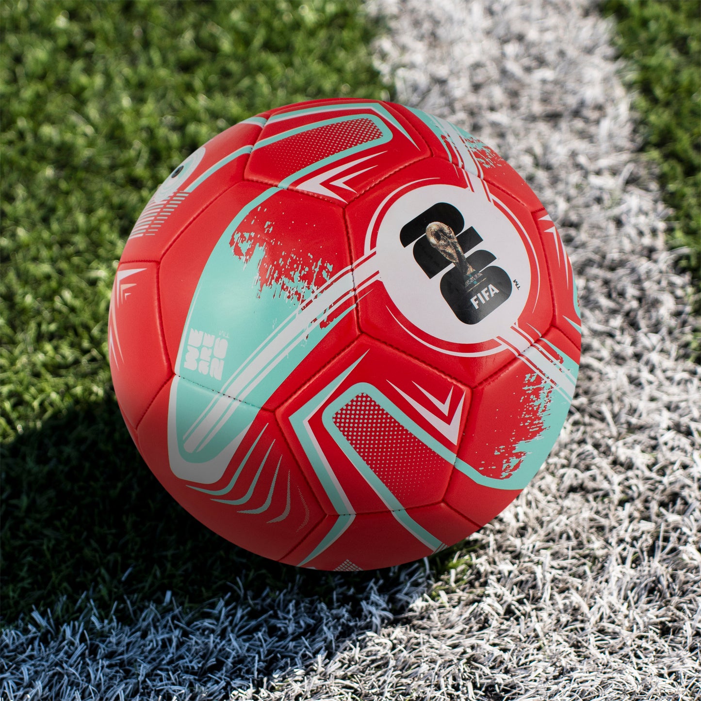 FIFA WORLD CUP 2026 FOOTBALL GIFT SET FOOTBALL BALL ON A FOOTBALL PITCH