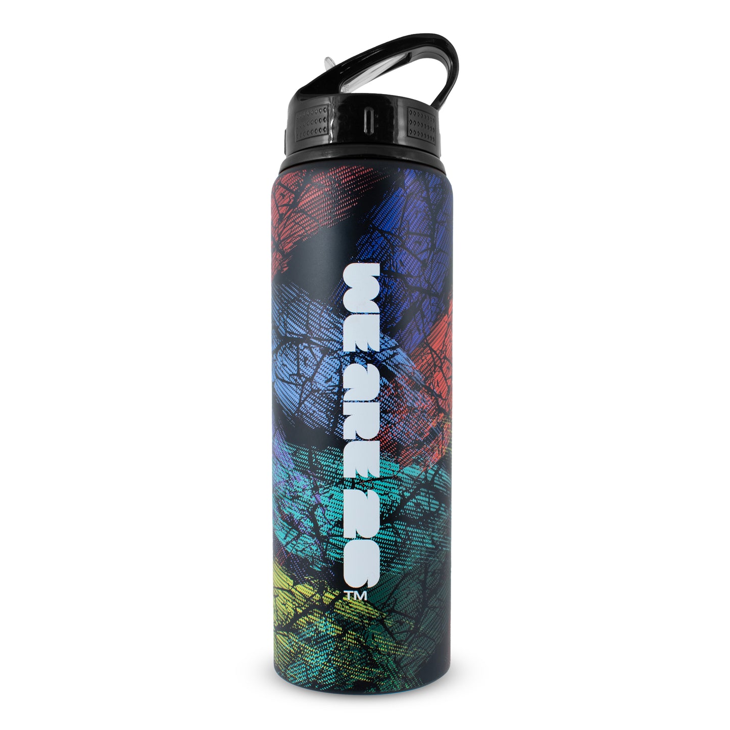 OFFICIAL FIFA WORLD CUP 2026 750ML ALUMINIUM WATER BOTTLE BY HY-PRO SPORTS ON A WHITE BACKGROUND 