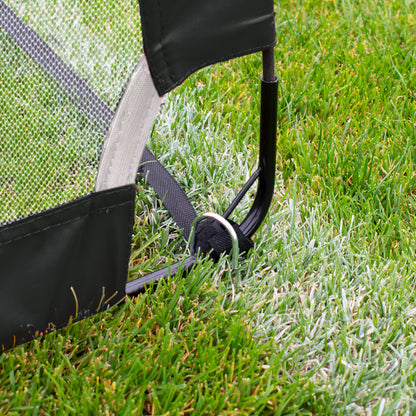 FIFA WORLD CUP 2026 4FT X 3FT FLEXI TARGET GOAL SECURED INTO THE GROUND WITH INCLUDED PEGS