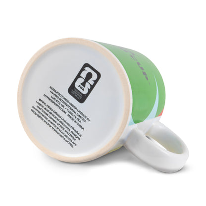 FIFA WORLD CUP 2026 CERAMIC MUG WITH WE ARE 26 BRANDING BY HY-PRO SPORTS ON A WHITE BACKGROUND.