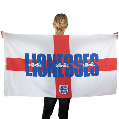 England Lionesses 5ft x 3ft Flag