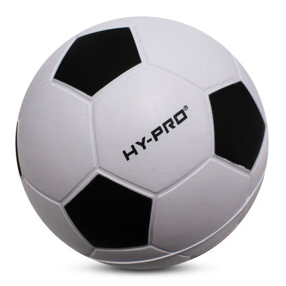 Hy-Pro foam football toys on a white background