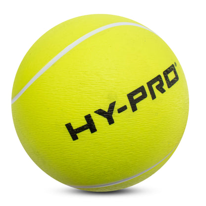 Hy-Pro foam tennis ball on a white background