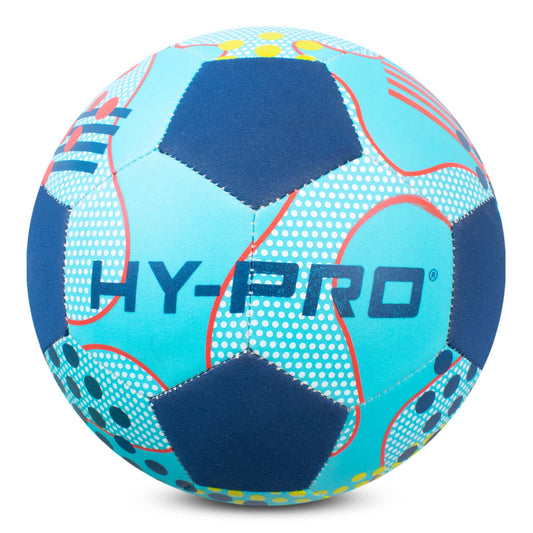 Hy-Pro Neoprene Football in blue on a white background