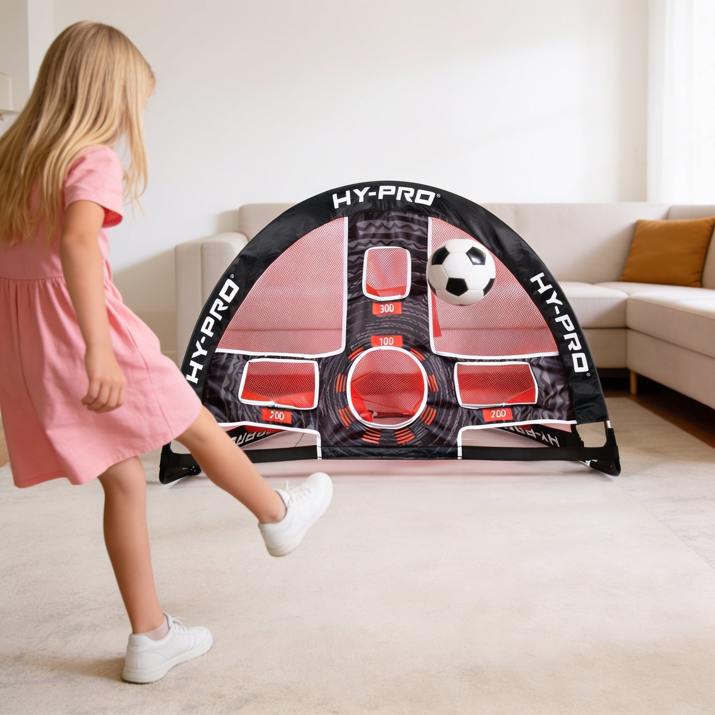 Hy-Pro 3-in-1 Pop-Up Golf Chipping Net & Football Goal