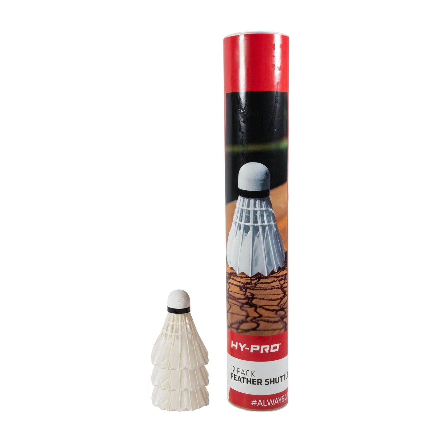 Hy-Pro Badminton Duck Feather Shuttlecocks | 12 Pack with Cork Head