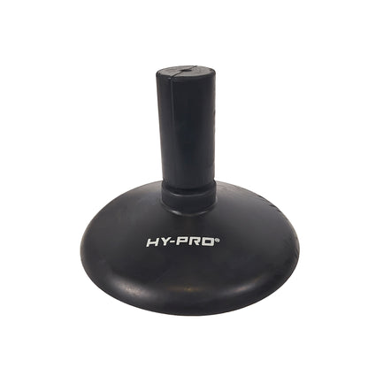 Hy-Pro Sports Rubber base for agility poles with collapsible neck on a white background