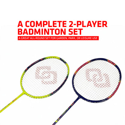 Hy-Pro 2 Person Carbon Composite Badminton Set