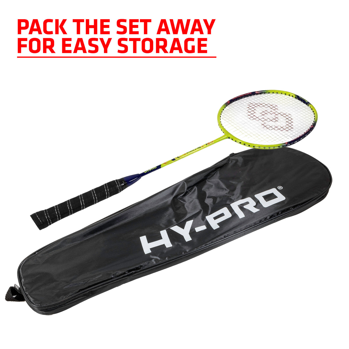 Hy-Pro 2 Person Carbon Composite Badminton Set