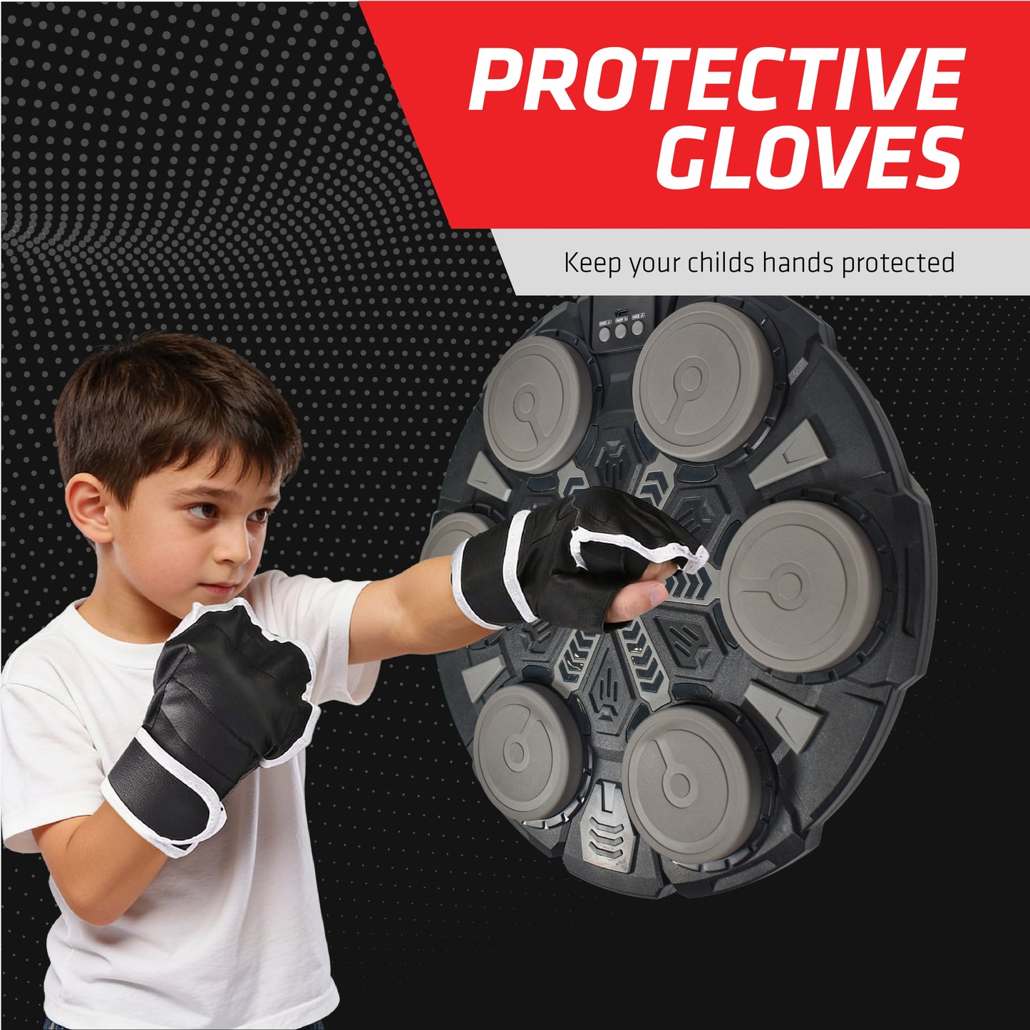 Hy-Pro Boxing Kids Practice Machine With LED/Bluetooth