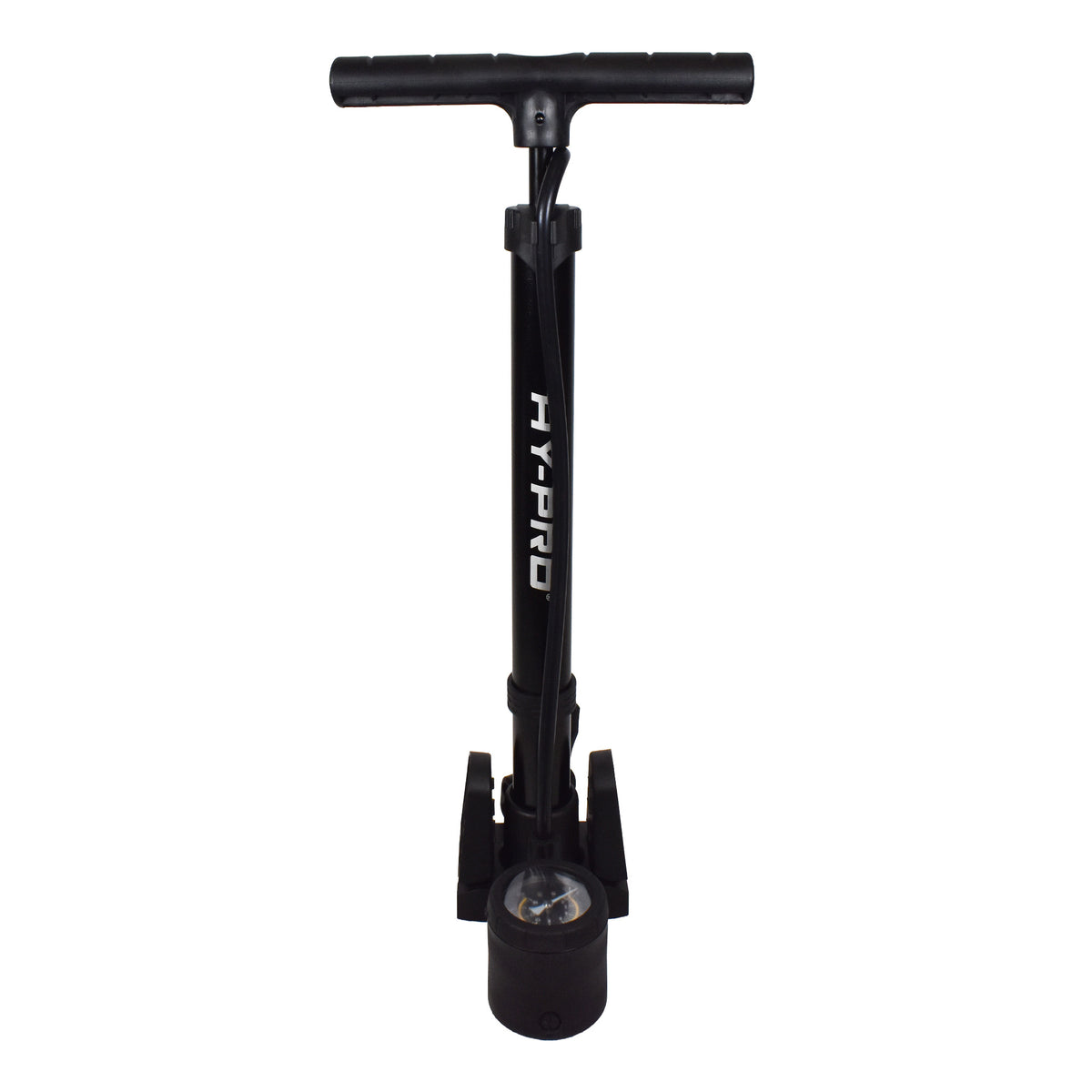 Black Hy-Pro foldable pump on a white background