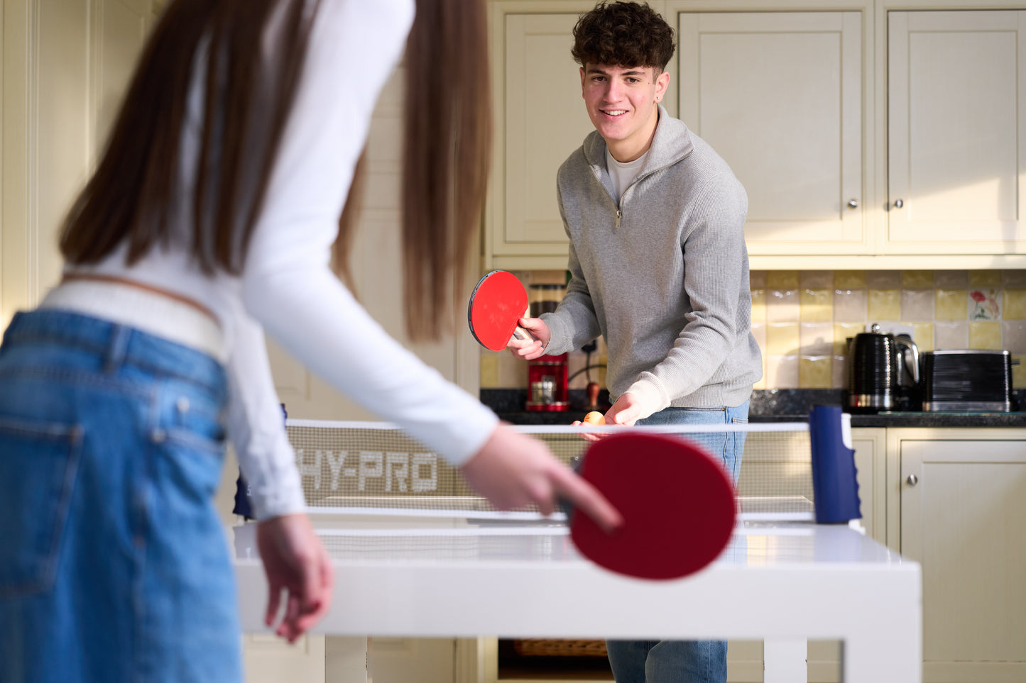 Hy-Pro 2 person Table Tennis Set - with net