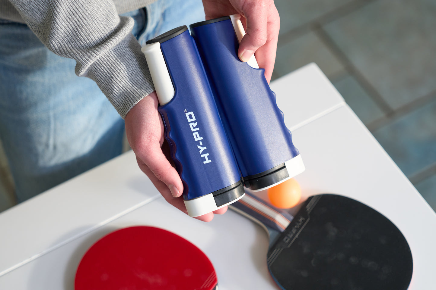 Hy-Pro 2 person Table Tennis Set - with net