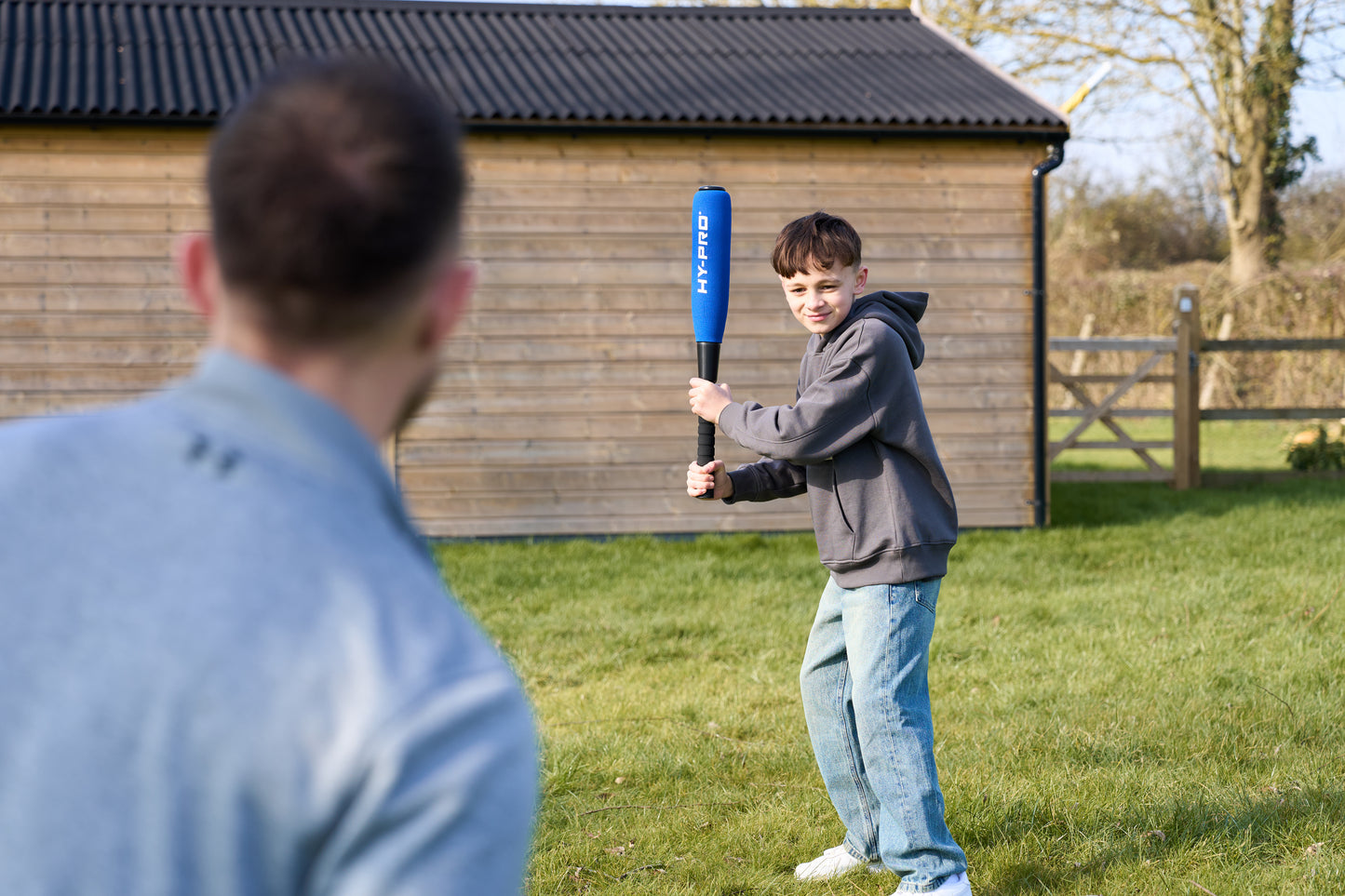 Hy-Pro Foam Baseball Bat and Ball Set