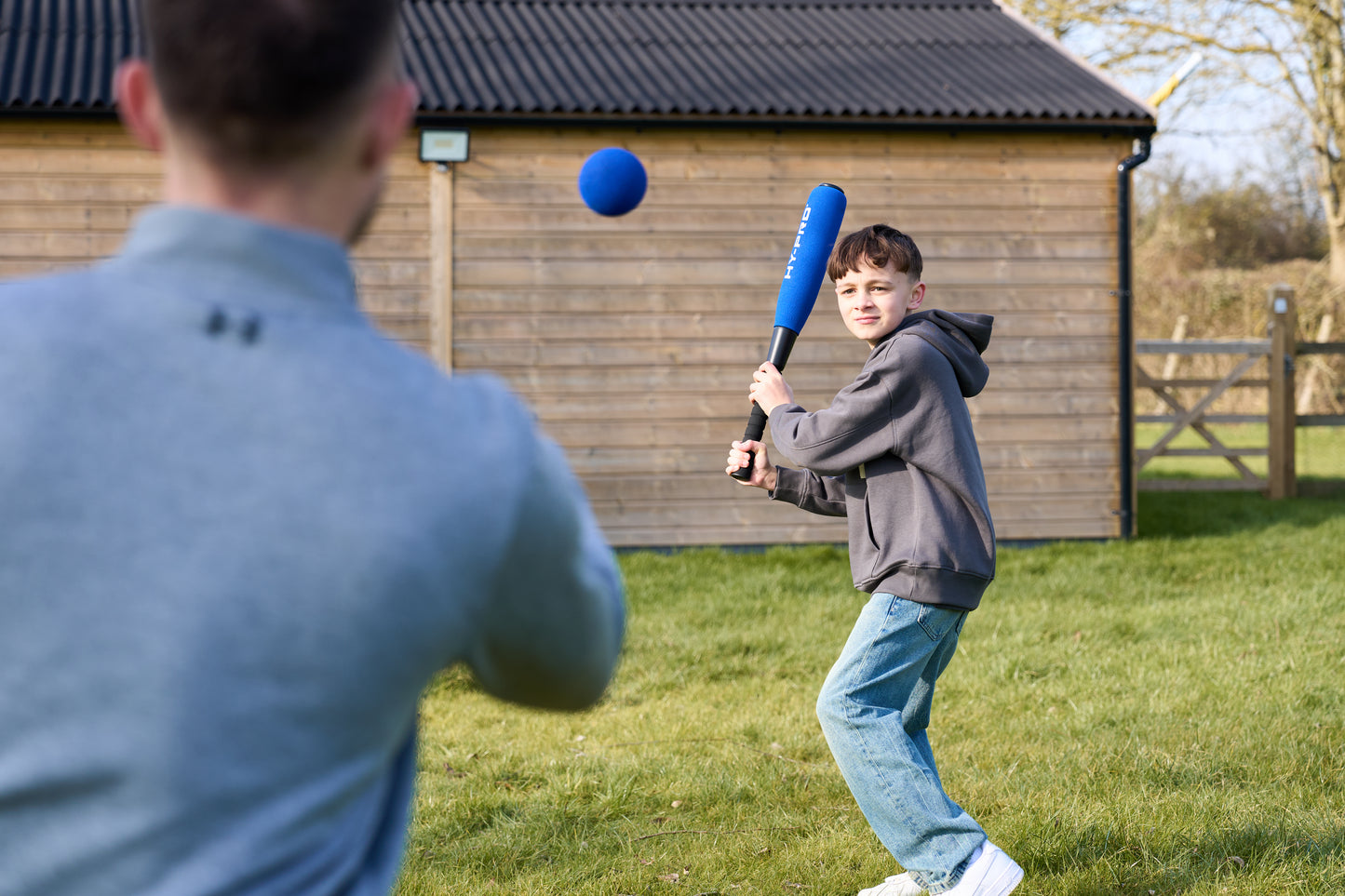 Hy-Pro Foam Baseball Bat and Ball Set