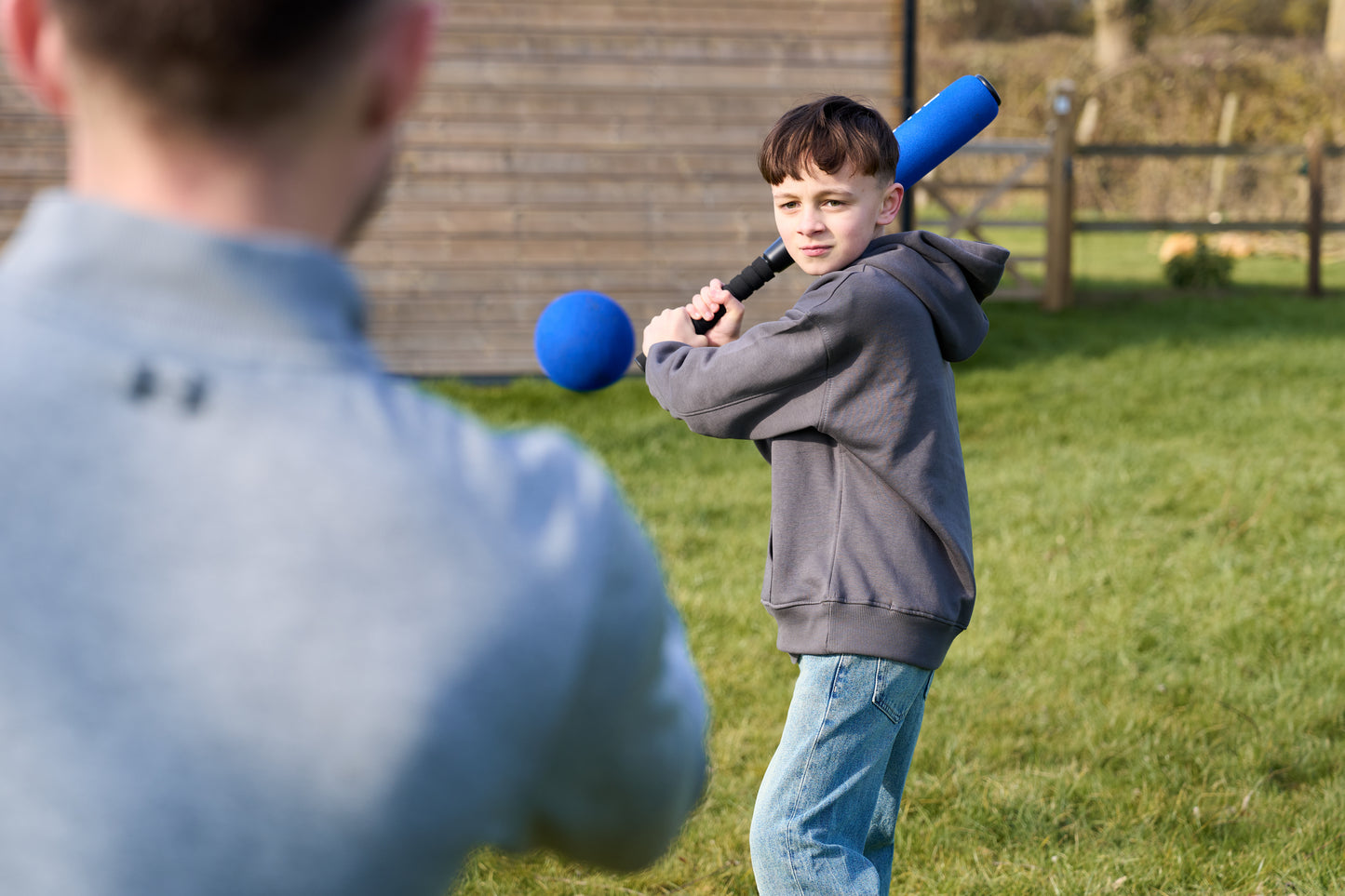 Hy-Pro Foam Baseball Bat and Ball Set
