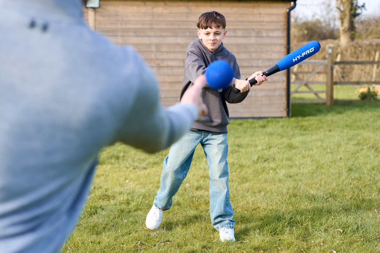 Hy-Pro Foam Baseball Bat and Ball Set