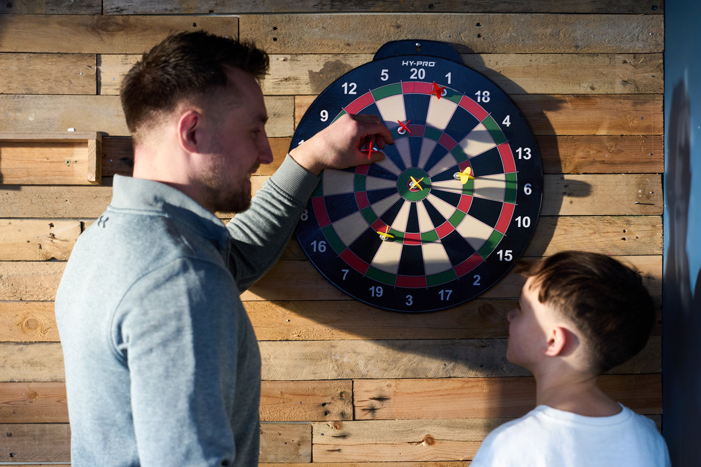 Hy-Pro Double Sided Magnetic Dartboard