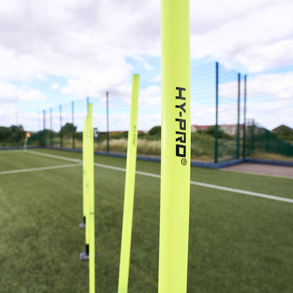 Hy-Pro agility hurdles on an Astroturf football pitch  