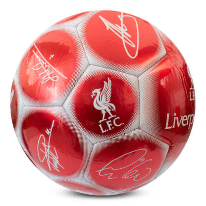 Liverpool Classic Metallic Signature Football