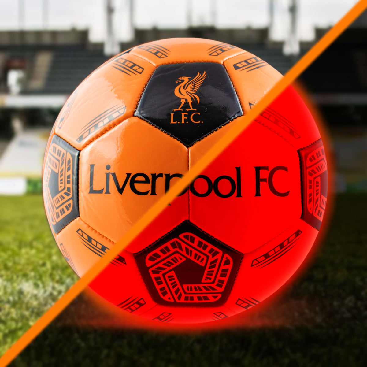 Hy-Pro Light Up Liverpool LED Football Size 5 with Impact-Activated Lights