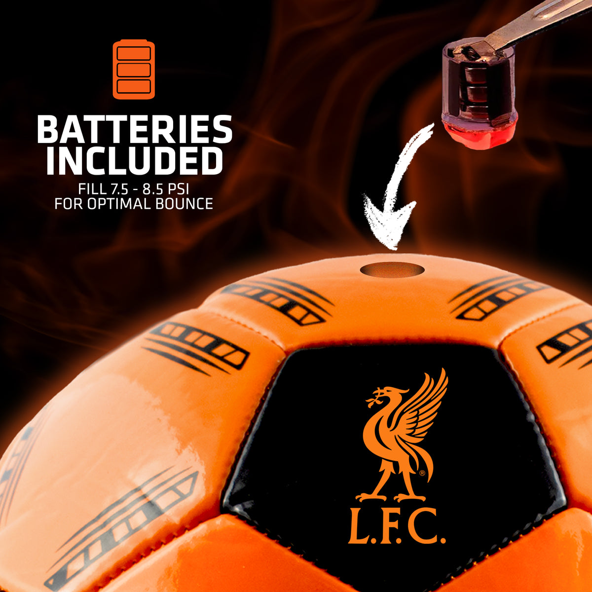 Hy-Pro Light Up Liverpool LED Football Size 5 with Impact-Activated Lights