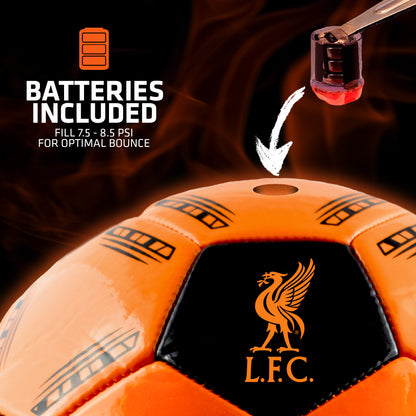 Hy-Pro Light Up Liverpool LED Football Size 5 with Impact-Activated Lights