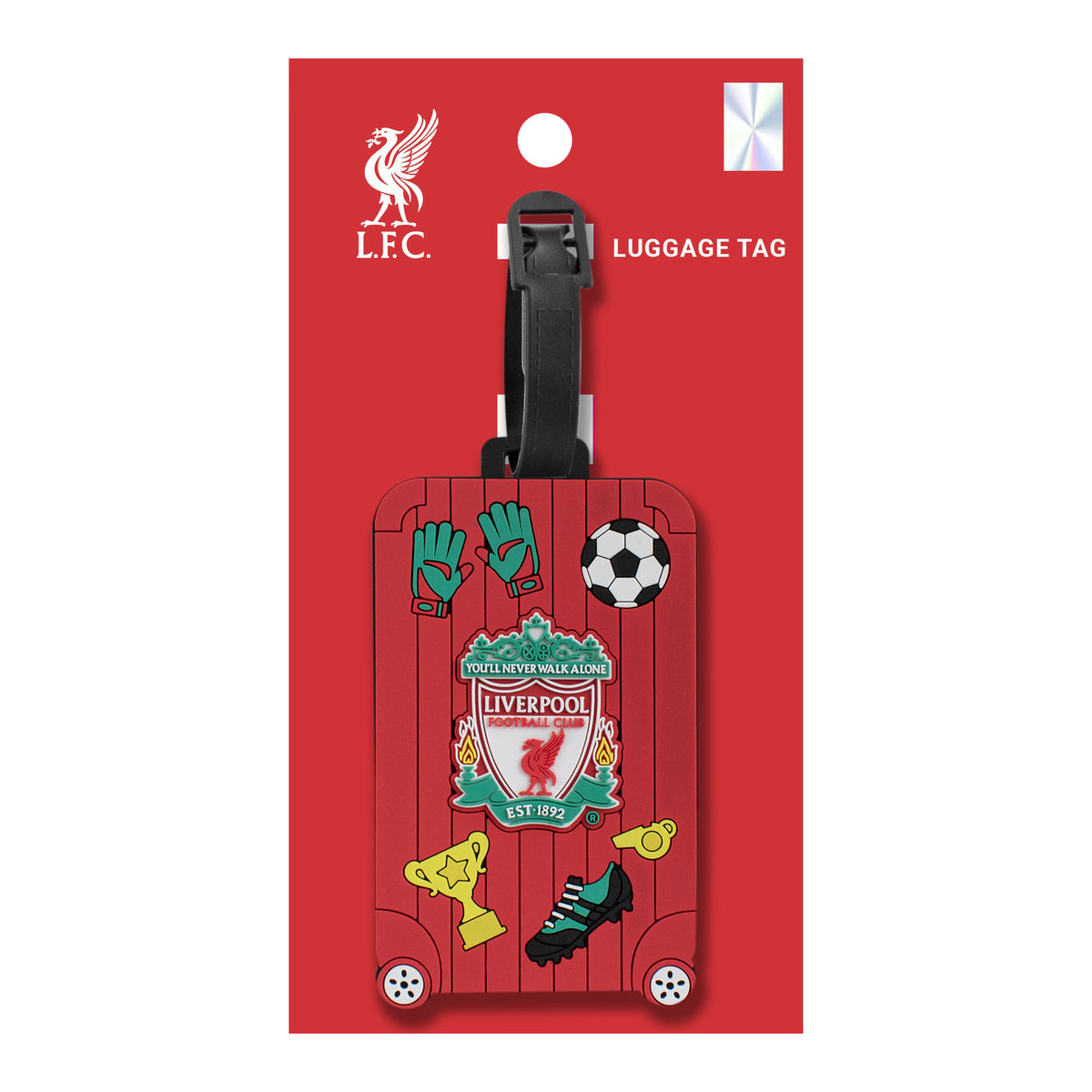 Hy-Pro Officially Licensed Liverpool Silicone Luggage Tag