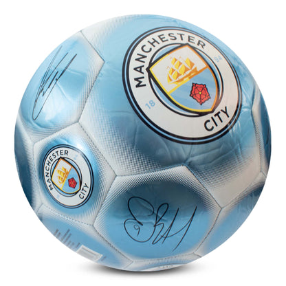 Manchester City Classic Metallic Signature Football