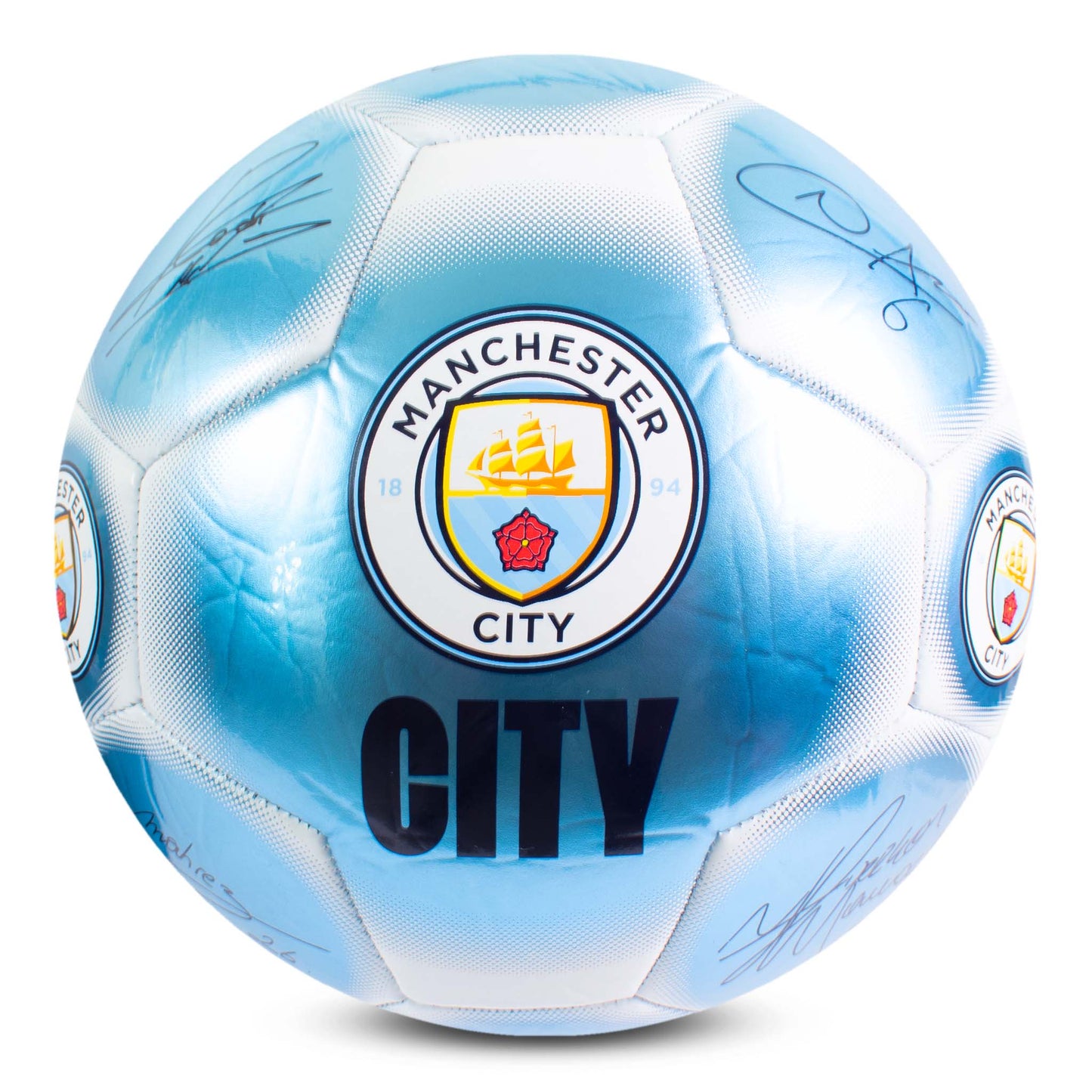 Manchester City Classic Metallic Signature Football